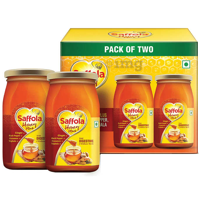 Saffola Honey Plus with Immunity Boosting Herbs 250gm Each