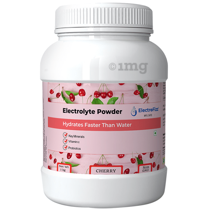 Electrofizz Electrolyte with Vitamin C & Probiotics | Flavour Powder Cherry