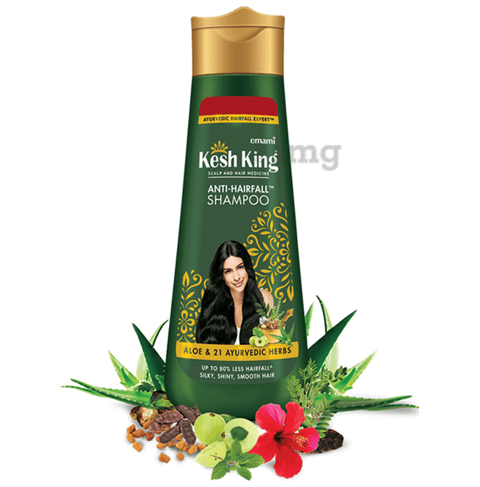 Kesh King Scalp and Hair Medicine Anti-Hairfall Aloe and 21 Herbs Shampoo