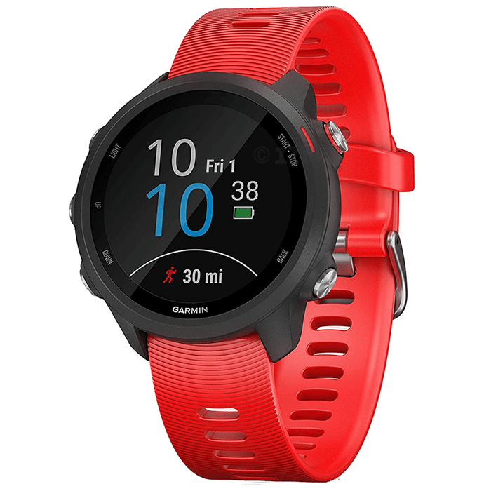 Garmin Forerunner 245 Music Wearable GPS Running Smartwatch Lava Red