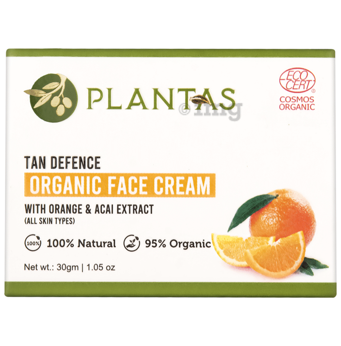 Plantas Tan Defence Organic Face Cream