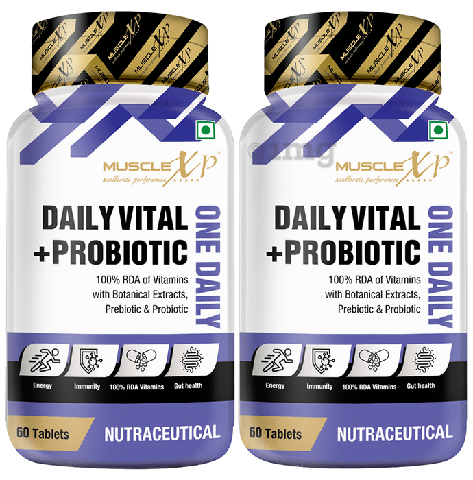 MuscleXP Daily Vital + Probiotic One Daily Tablet (60 Each)