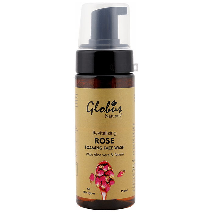 Globus Naturals Rose Foaming Face Wash