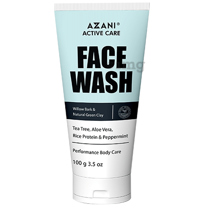 Azani Active Care Willow Bark & Natural Green Clay Face Wash