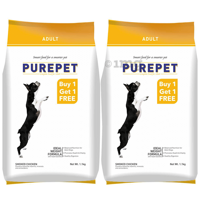 Purepet Smoked Chicken Adult Food for Dog (But 1 Get 1 Free)