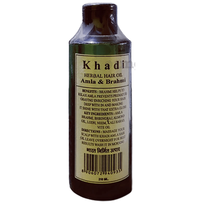Khadi Herbal Hair Oil Amla & Brahmi
