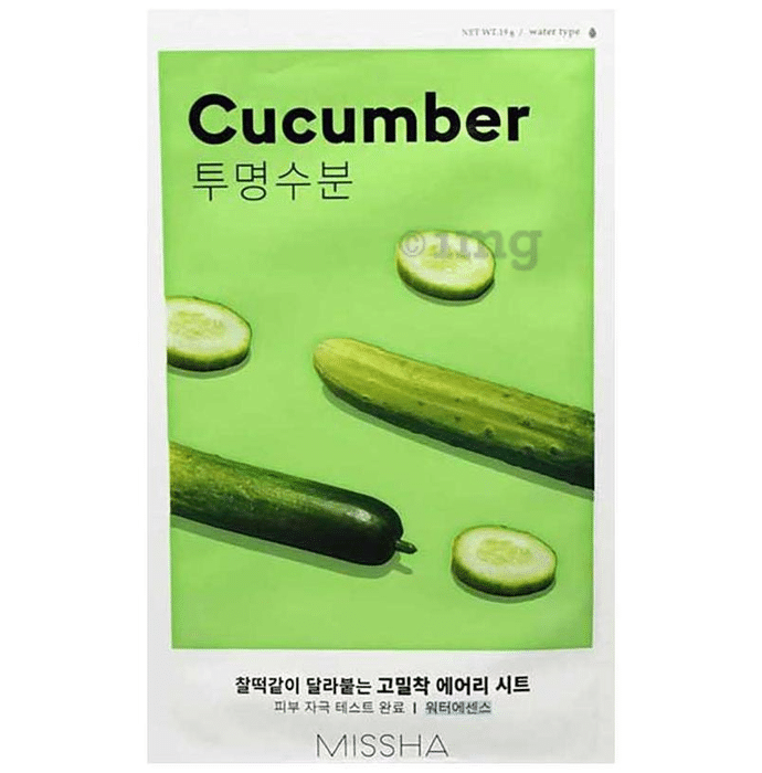 Missha Airy Fit Sheet Mask (20gm Each) Cucumber