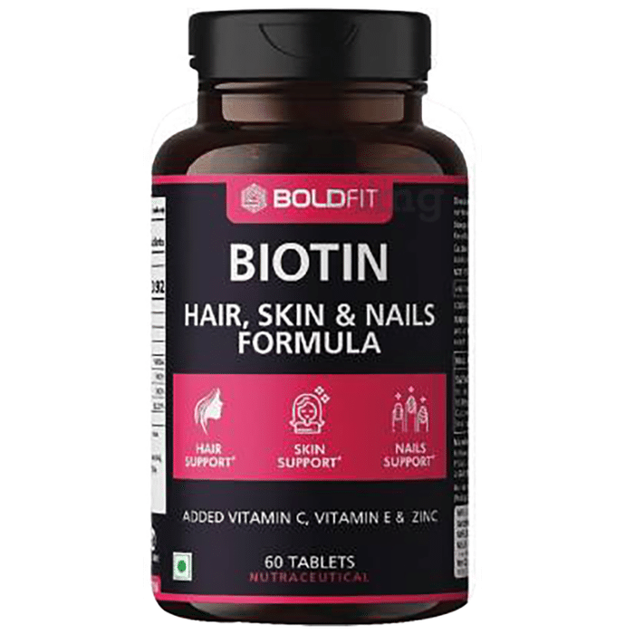 Boldfit Biotin Hair, Skin & Nails Formula Tablet