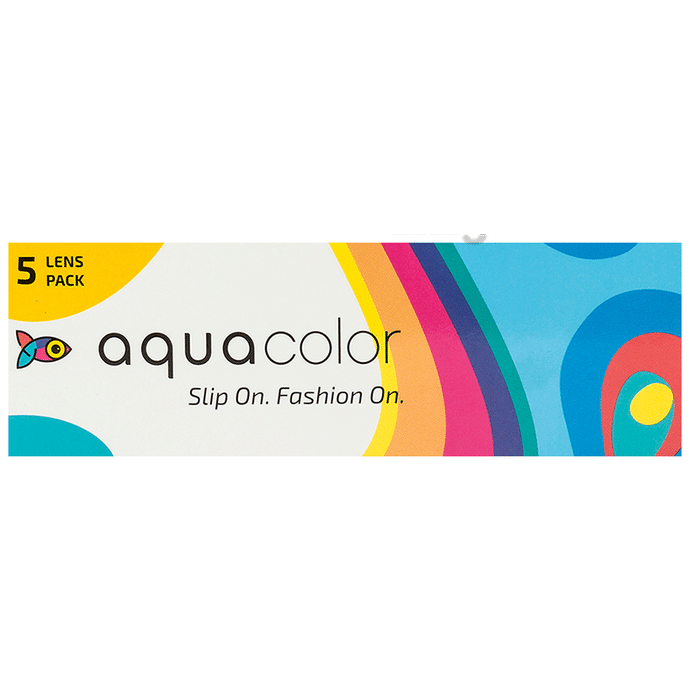 Aquacolor Daily Disposable Colored Contact Lens with UV Protection Optical Power -2.75 Envy Green