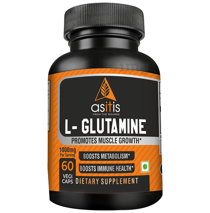AS-IT-IS Nutrition L-Glutamine 1000mg Vegicap