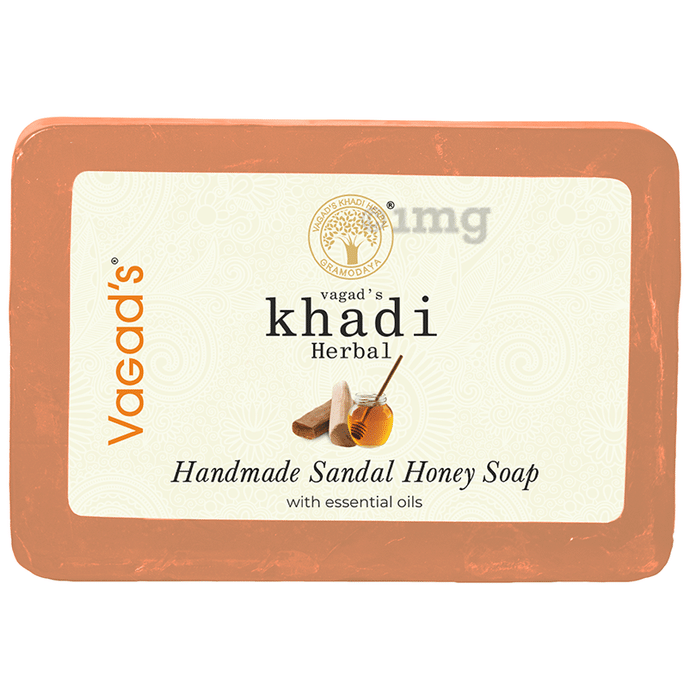 Vagad's Khadi Herbal Handmade Sandal Honey Soap