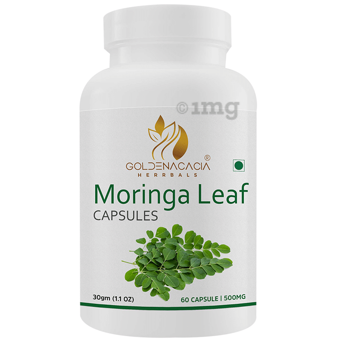 Goldenacacia Herrbals Moringa Leaf 500mg Capsule