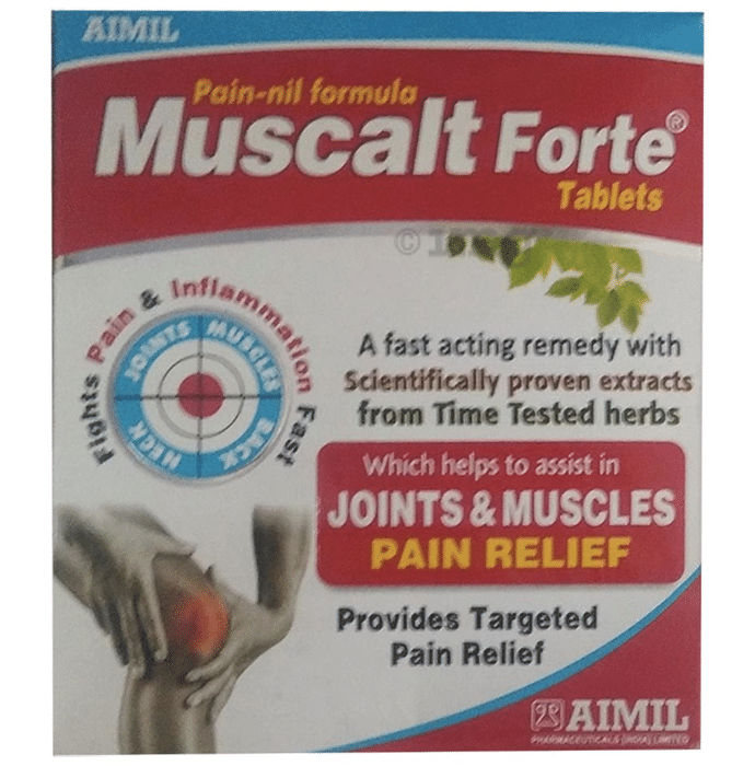 Muscalt Forte Tablet |  For Joint & Muscle Pain Relief