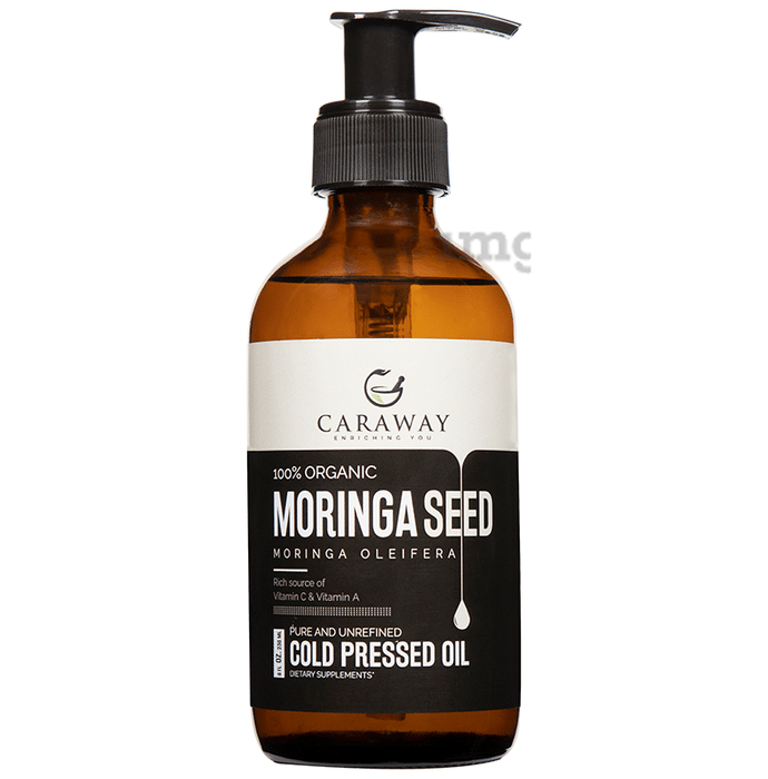 Caraway 100% Organic Moringa Seed Cold Pressed Oil