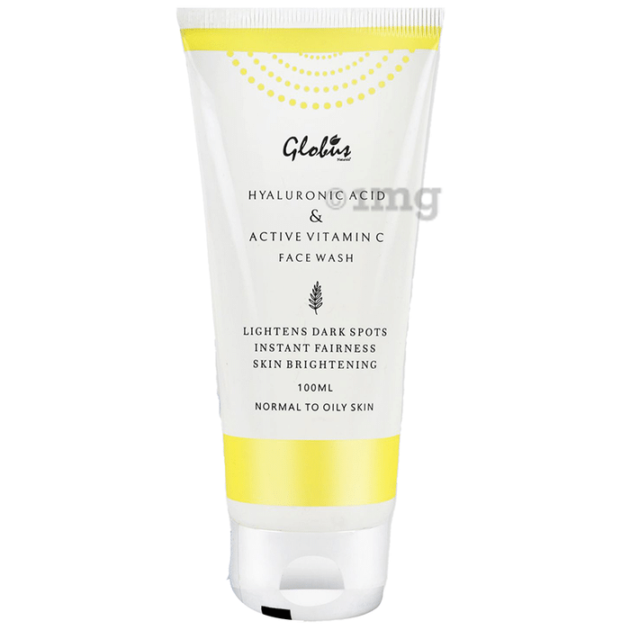 Globus Naturals Hyaluronic acid and Active Vitamin C Face Wash
