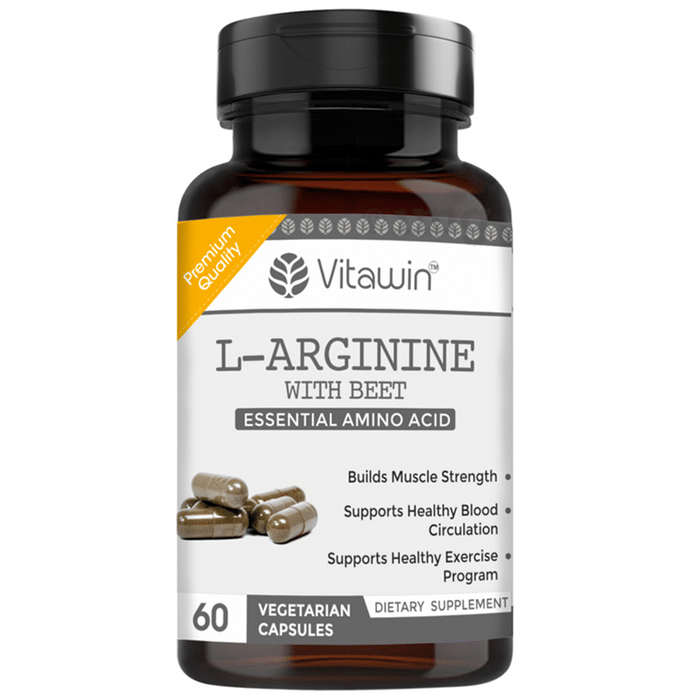 Vitawin L-Arginine Vegetarian Capsule with Beet