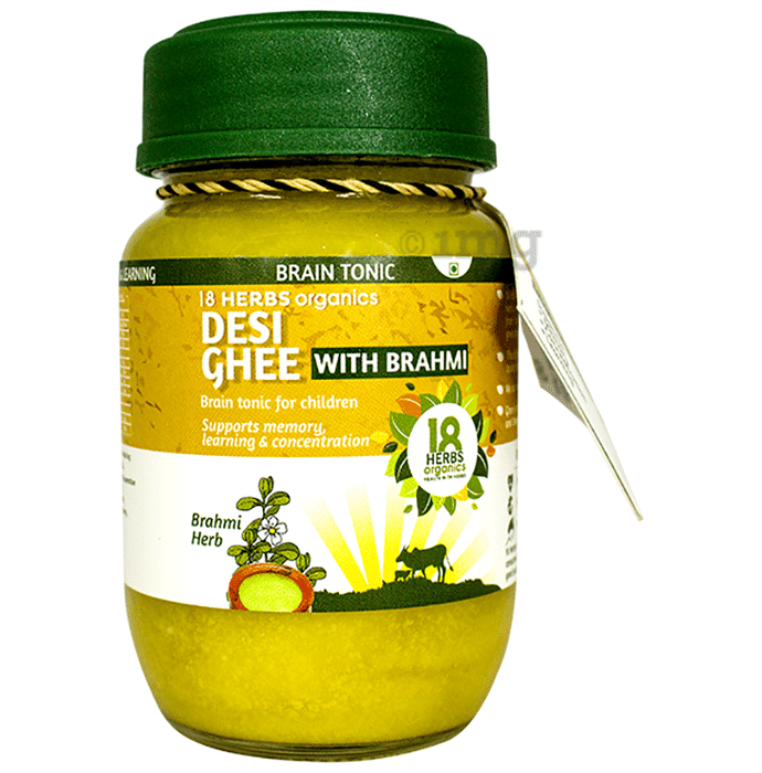 18 Herbs Organics Desi Ghee with Brahmi