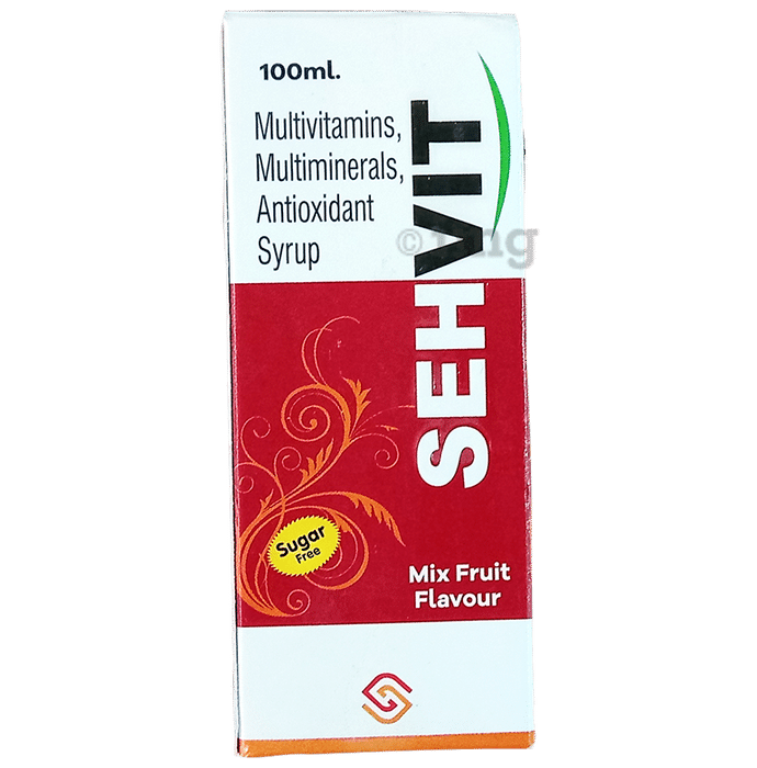 Sehwin Sehvit Syrup Sugar Free Mix Fruit