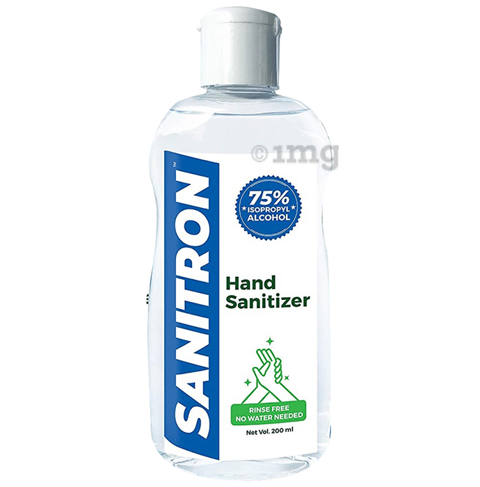 Sanitron 75% Isopropyl Alcohol Hand Sanitizer (200ml Each)