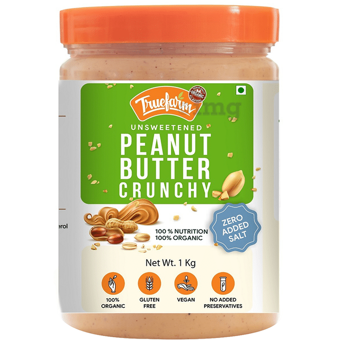 Truefarm Unsweetened Peanut Butter Crunchy