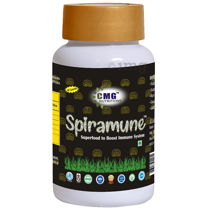 CMG Nutritions Spiramune Capsule Superfood to Boost Immune System