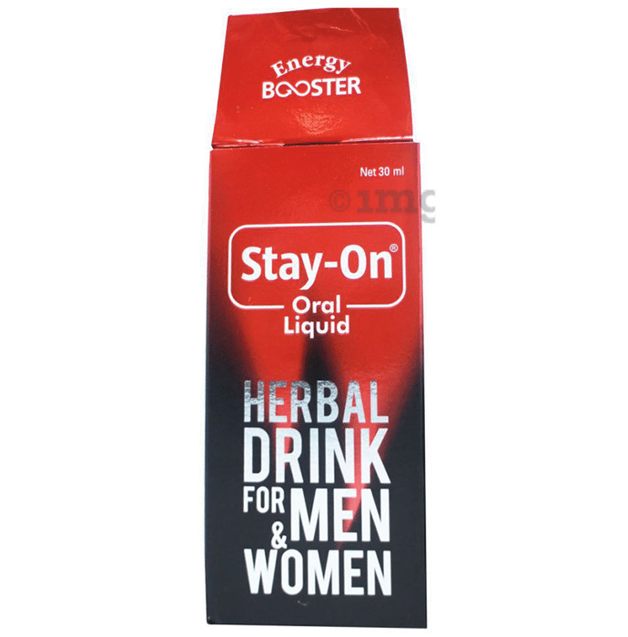 Stay-On Oral Liquid Herbal Drink for Men & Women (30ml Each)