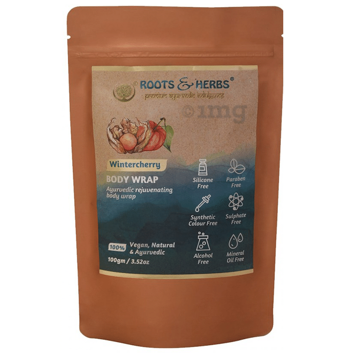 Roots and Herbs Wintercherry Body Wrap Powder