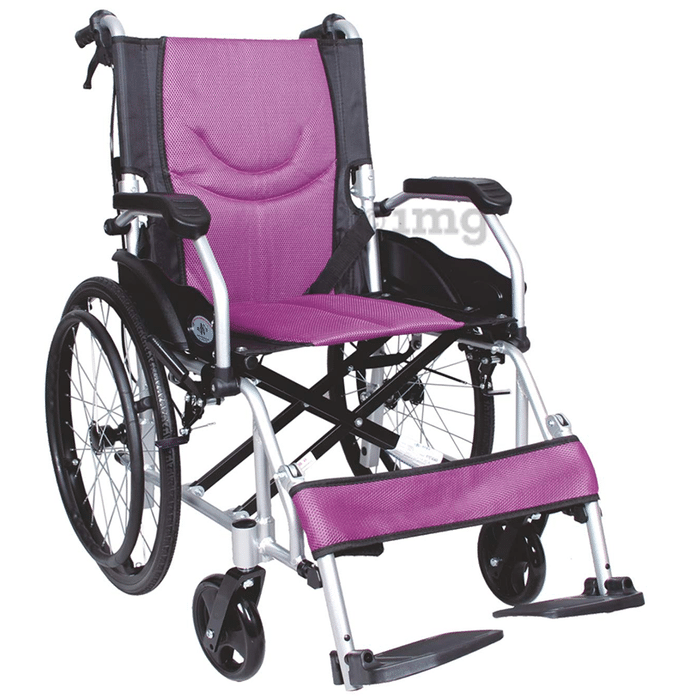 EASYCARE EC 863LAJ-C 20" Portable Aluminium Wheelchair (Capacity 100Kgs)