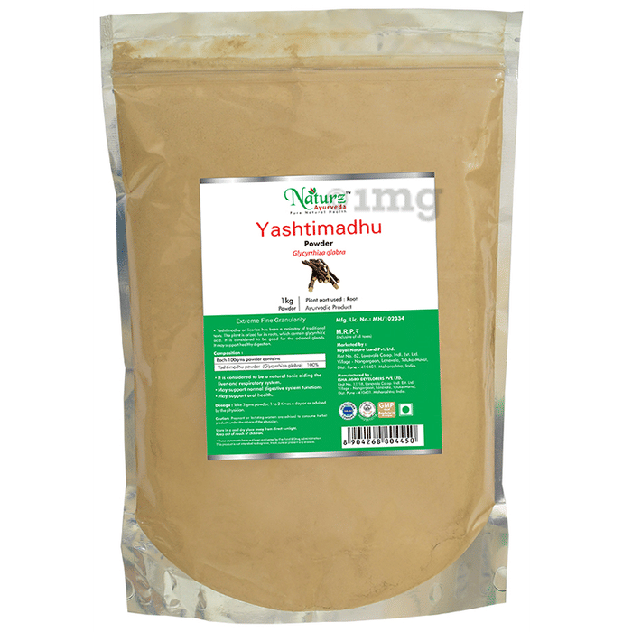 Naturz Ayurveda Yashtimadhu Powder Buy packet of 1.0 kg Powder at best