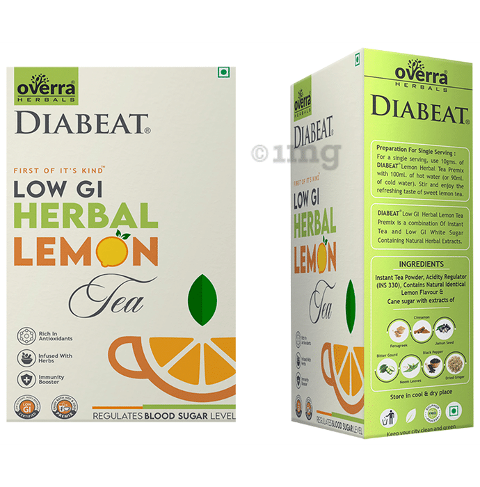Overra Herbals Diabeat Low GI Herbal Lemon Tea (250gm Each)
