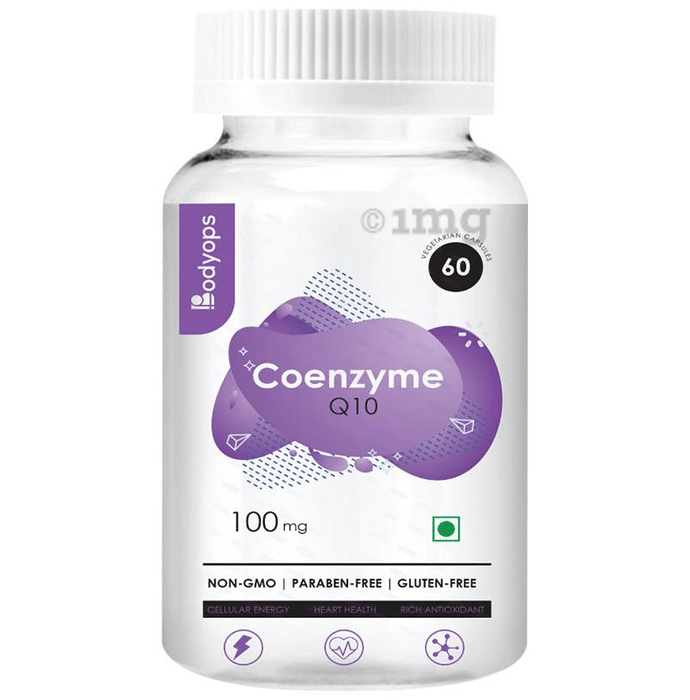 Bodyops Coenzyme Q10 100mg | Vegetarian Capsule for Energy & Heart Health