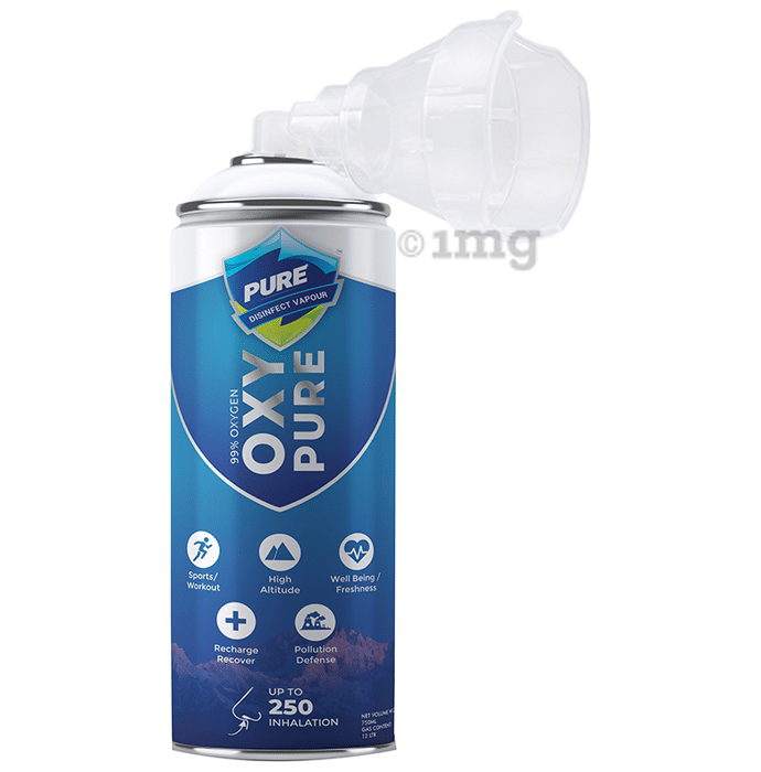 Pure Disinfect Vapour 99% Oxygen Oxy Pure Can