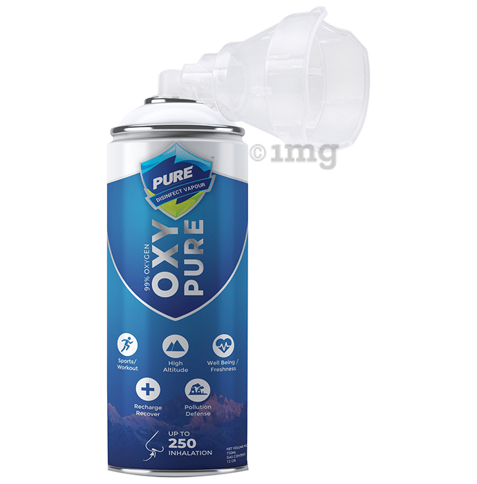 Pure Disinfect Vapour 99% Oxygen Oxy Pure Can