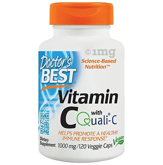 Doctor's Best Vitamin C with Quali-C Veggie Caps | For Healthy Immune Response