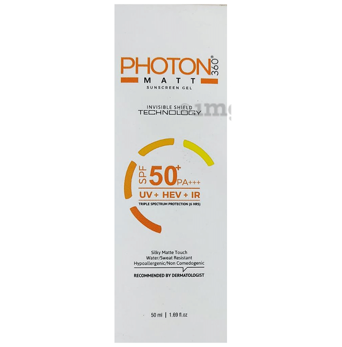 Photon 360 Matt Sunscreen Gel SPF 50+  PA+++