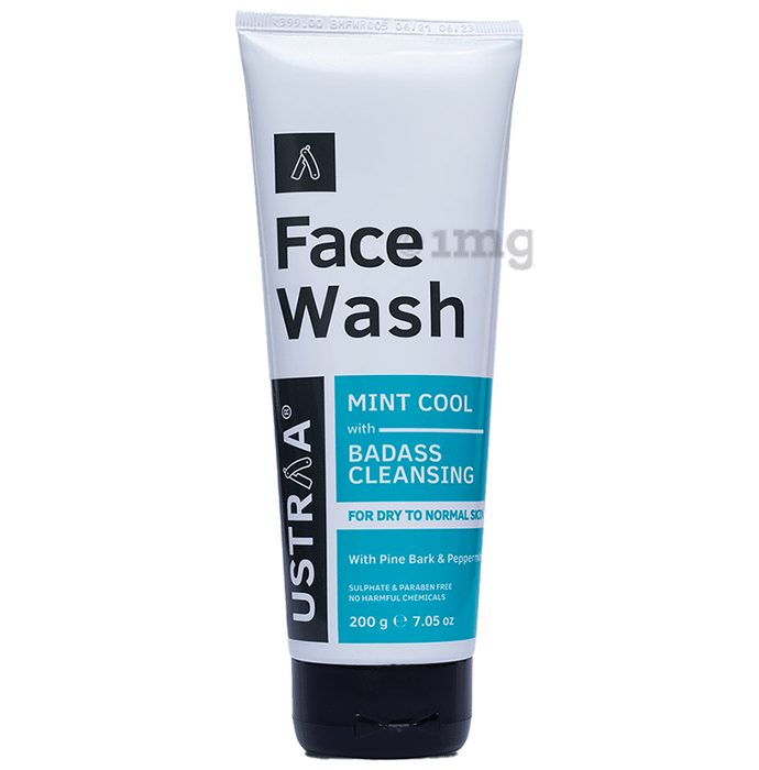 Ustraa Face Wash for Dry to Normal Skin