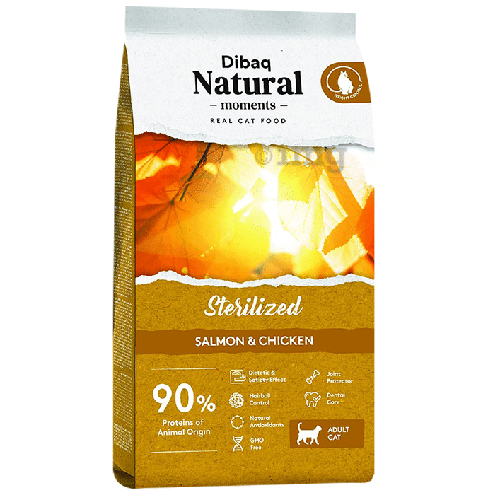 Dibaq Natural Moments Sterilized Salmon & Chicken for Adult Cat