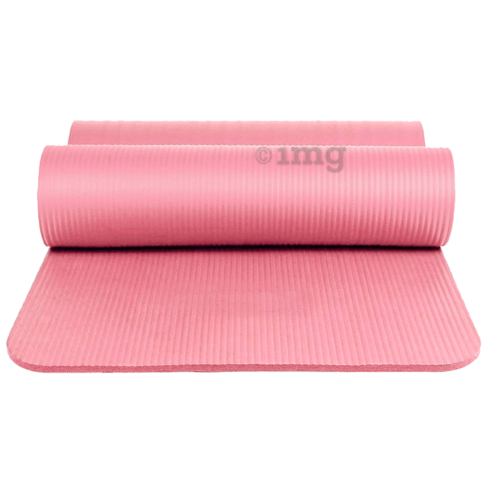Boldfit Yoga Mat with Carrying Strap Pink