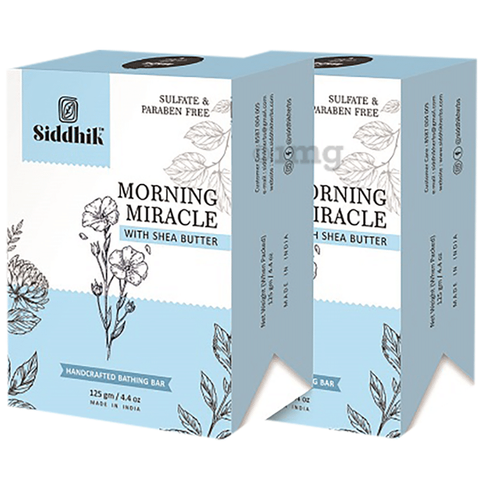 Siddhik Morning Miracle Handcrafted Bathing Bar (125gm Each)