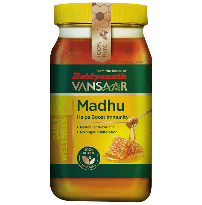 Vansaar Madhu with Natural Antioxidant for Immunity | No Sugar Adulteration