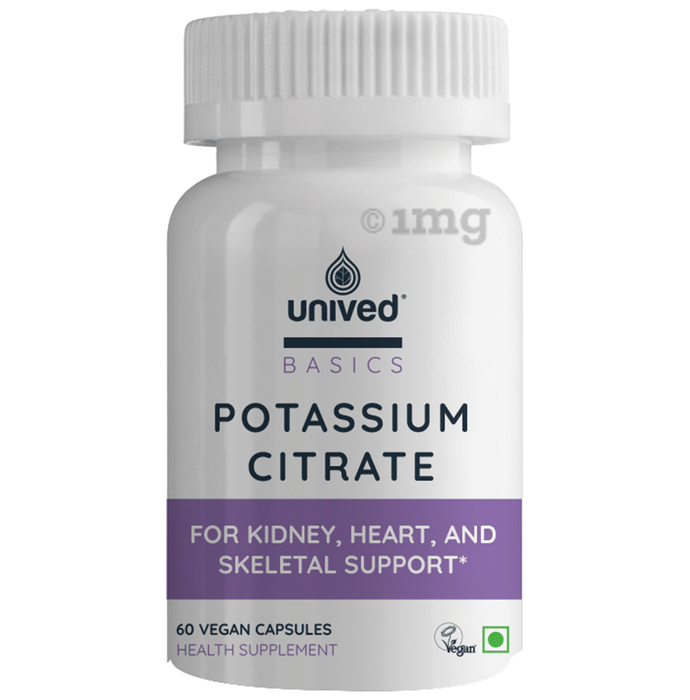 Unived Basics Potassium Citrate Vegan Capsule