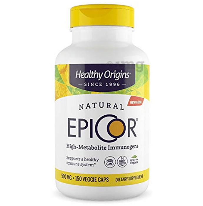Healthy Origins Natural Epicor 500mg Veggie Cap