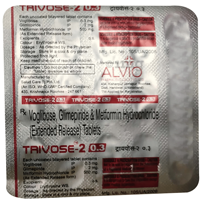 Trivose 2 Tablet ER