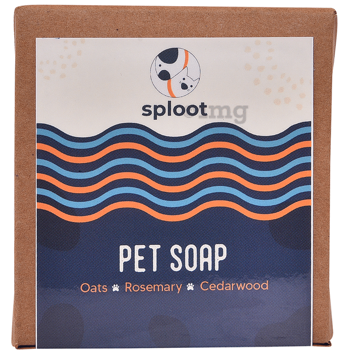 Sploot Pet Soap (115gm Each) Oats, Rosemary, Cedarwood