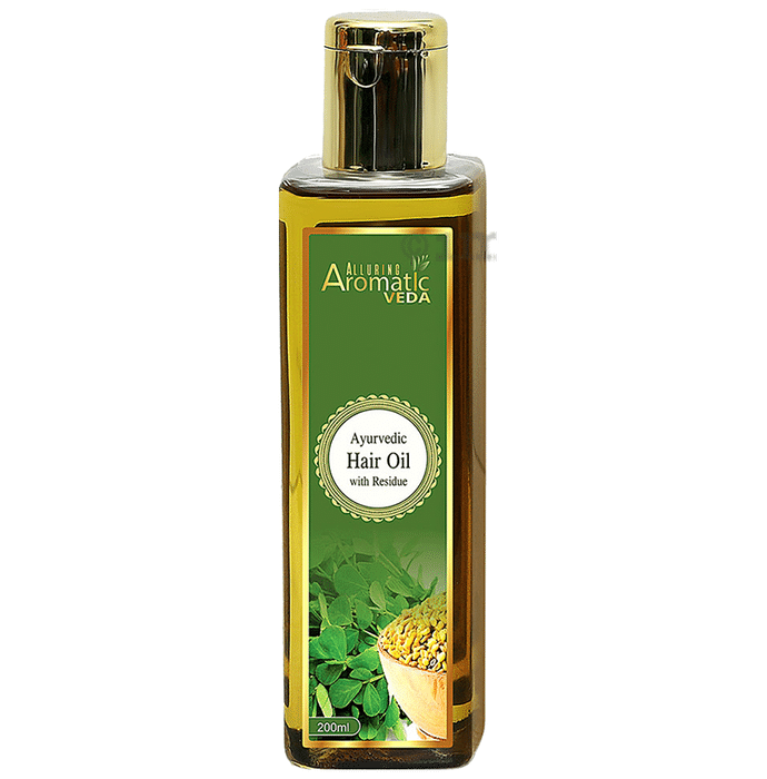 Alluring Aromatic Veda Ayurvedic Hair Oil with Residue