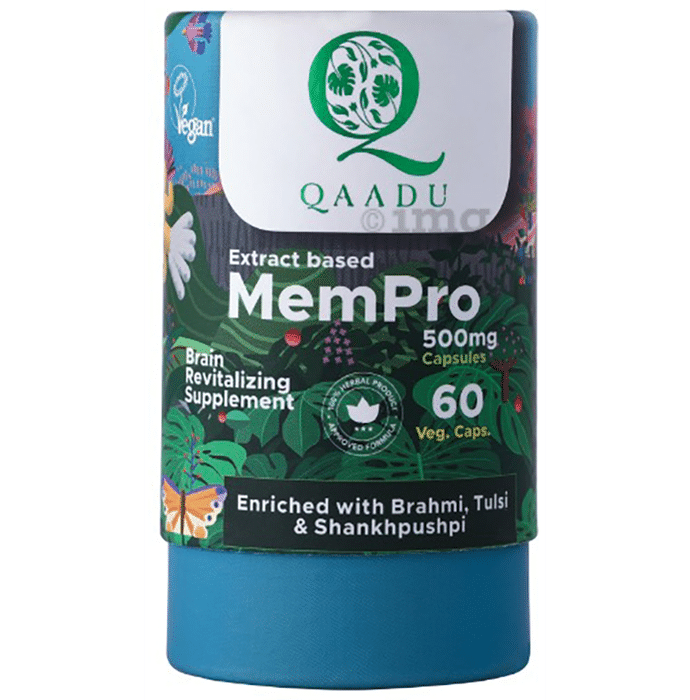 Qaadu Extract Based MemPro 500mg Capsule