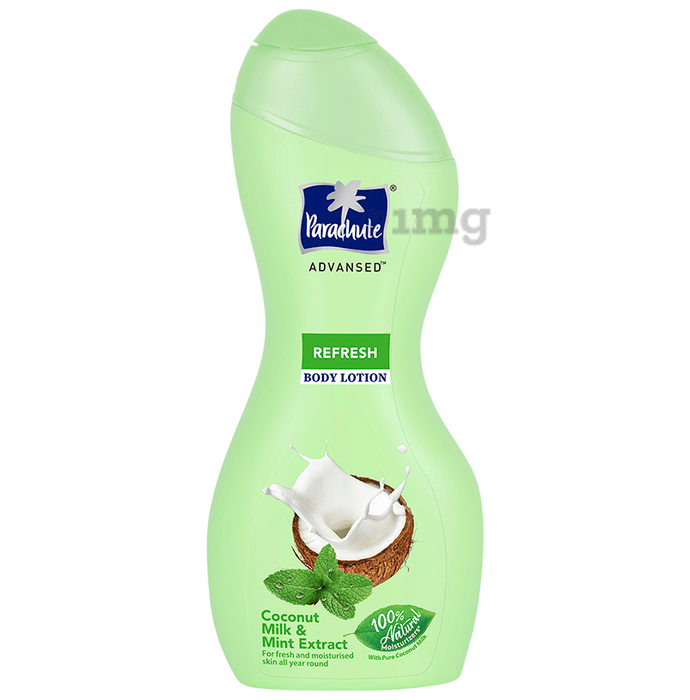 Parachute Advansed Body Lotion Coconut Milk & Mint Extract Refresh