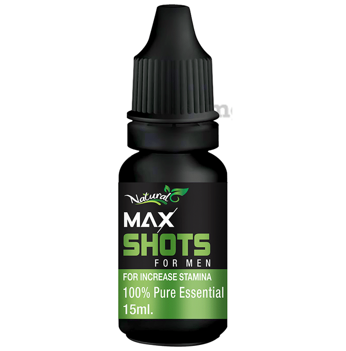 Natural Max Shots for Men for Increase Stamina 100% Pure Essential Oil