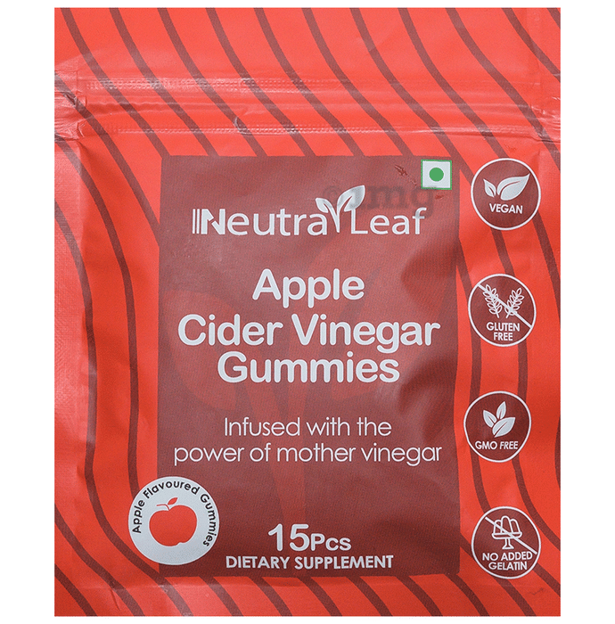 NeutraLeaf Apple Cider Vinegar Gummies Infused with the Power of Mother Vinegar