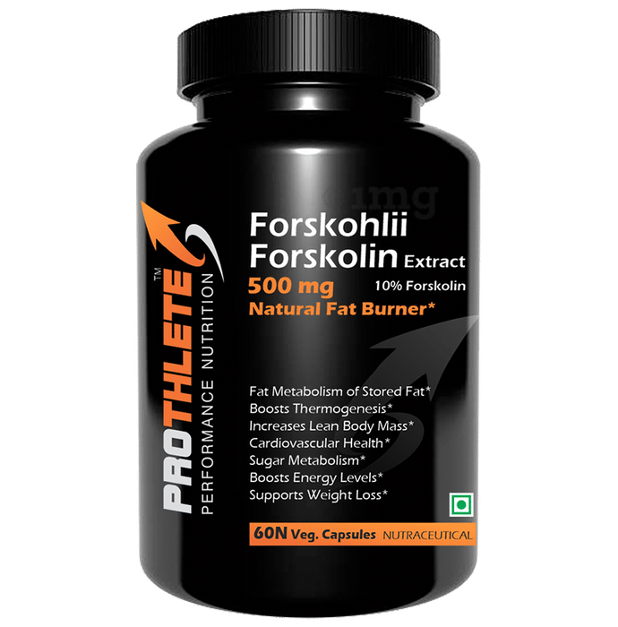 Prothlete Forskohlii Forskolin Extract 500mg Veg Capsule